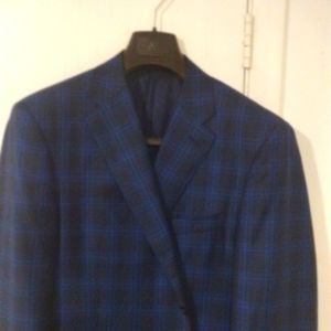 Beautiful Canali Mens Dinner blazer ,blue plaid